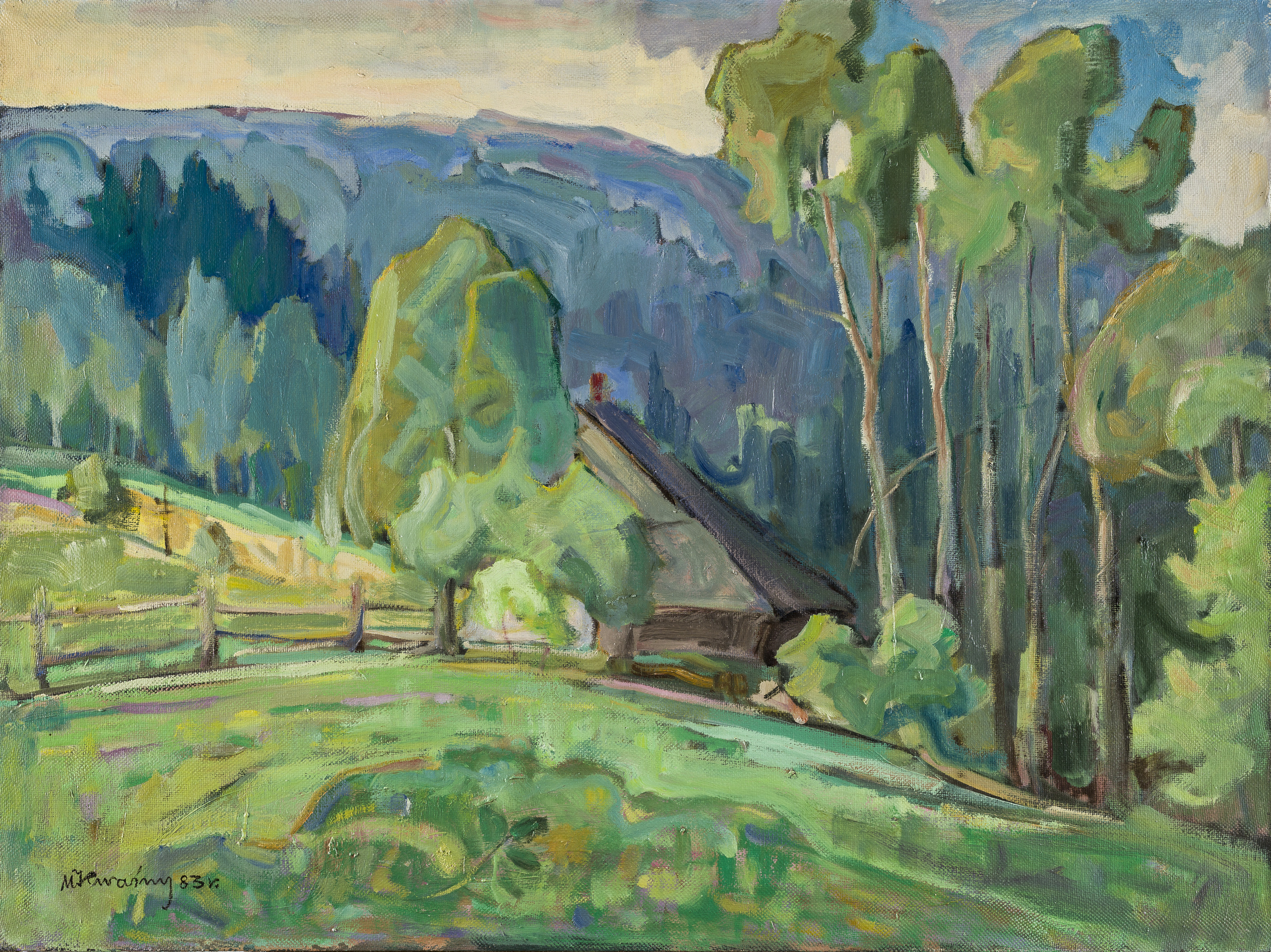 Landscape od Bystra (green) 